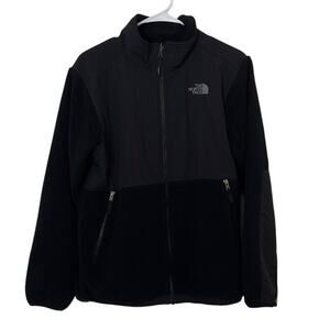 The North Face Boys Kids Black Denali Jacket Size XL (18/20) Winter Outdoor